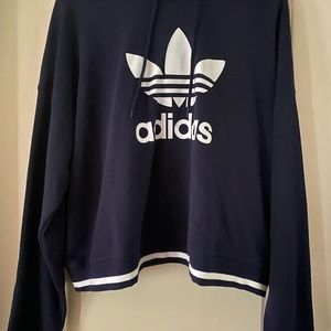 Adidas cropped hoodie.